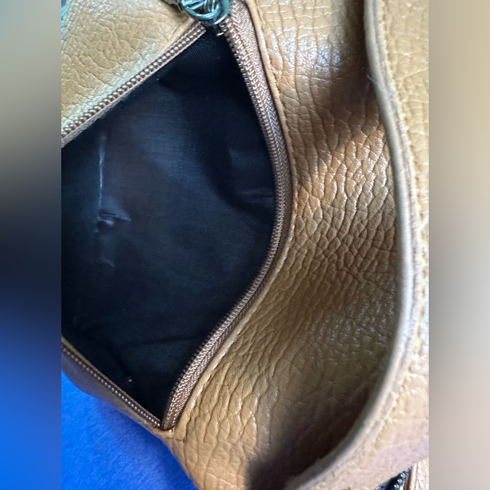 Ella & Elly brown rivet studded crossbody bag - Picture 7 of 10